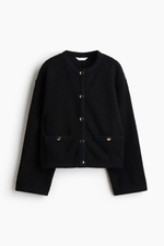 Плюшевая куртка — Кремовый/Чёрный - H&M