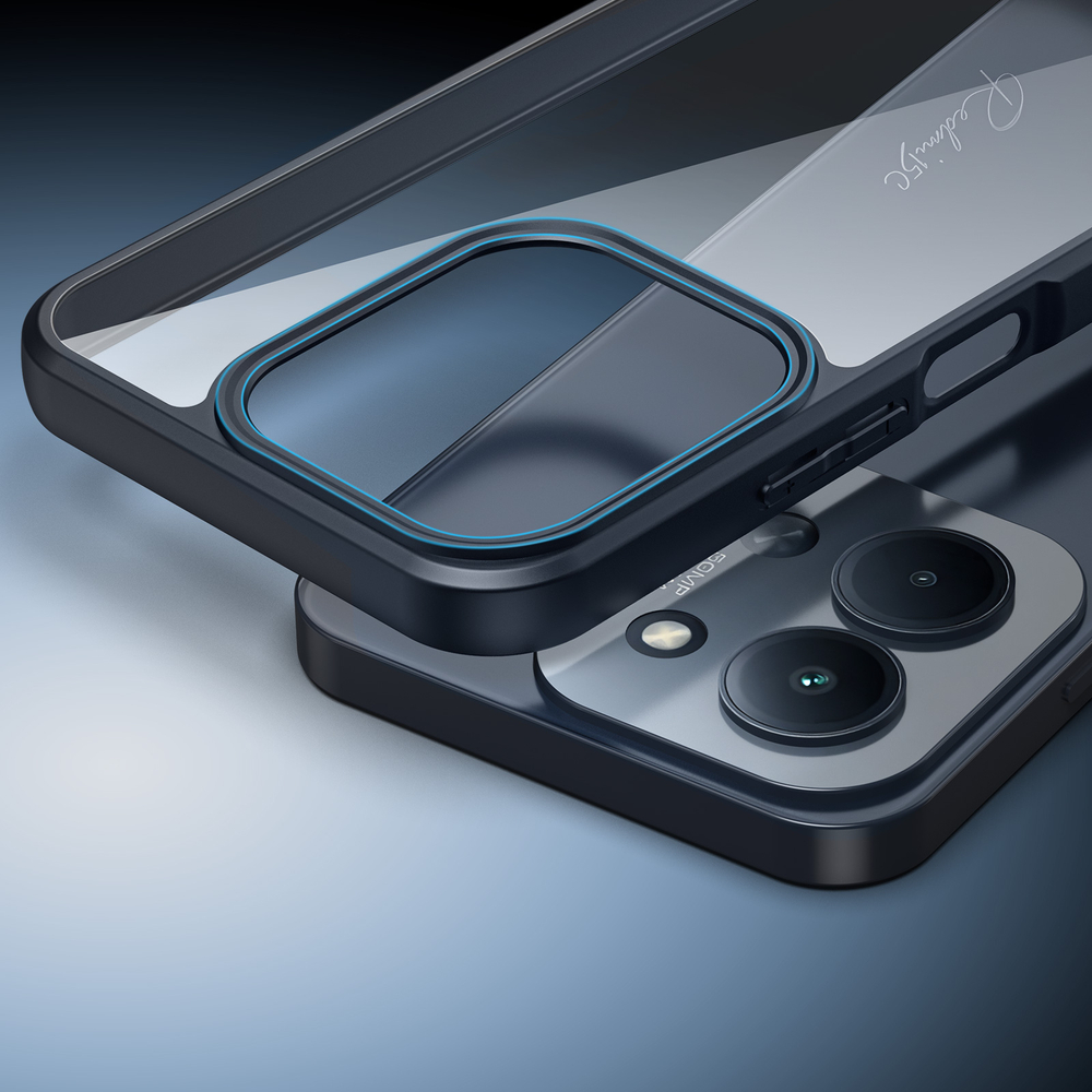 Чехол прозрачный с черными мягкими рамками для Xiaomi Redmi 15C и Poco C85, серия Aimo Series Case от Dux Ducis