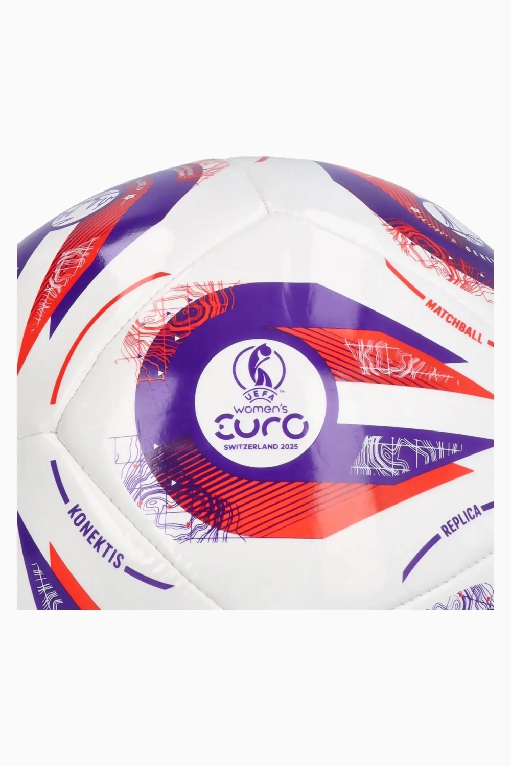 Футбольный мяч adidas Women's EURO 2025 Club размер 5 - белый