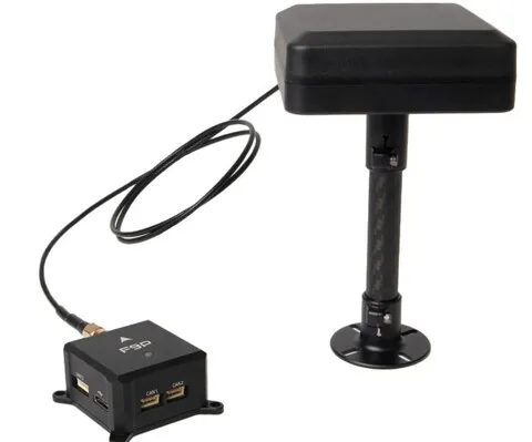 GNSS система Holybro H-RTK NEO-F9P w/ Vertical Array Patch Antenna - DroneCAN