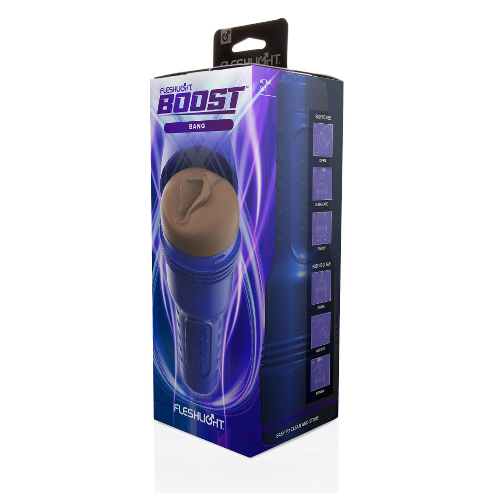 Мастурбатор-вагина Fleshlight Boost Bang (Цвет: телесный)