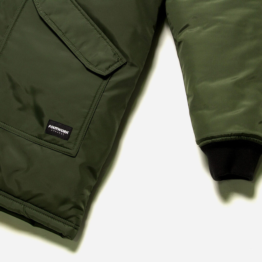 Парка зимняя Footwork Dealer Army Green