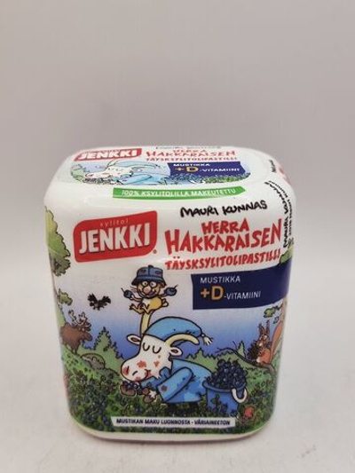 Черничные пастилки с ксилитом и витамином D Jenkki Herra Hakkaraisen 45 г (из Финляндии)