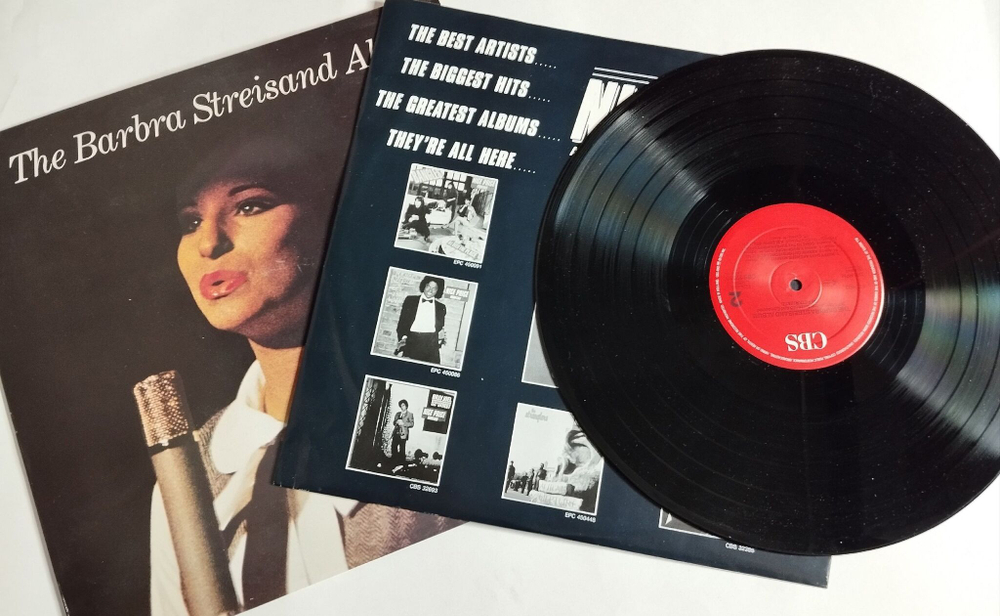 Винтажная виниловая пластинка LP The Barbra Streisand Album (Holland 1982)