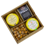 Подарочный набор HoneyForYou "Мед, чай, фундук"