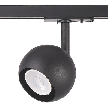 Трековый однофазный светильник GU10 CLT 0.31 017 BL чёрный Crystal Lux