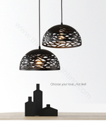 Pendant design lamp Kelly Cluster by Studio Italia Design (White/hemisphere)
