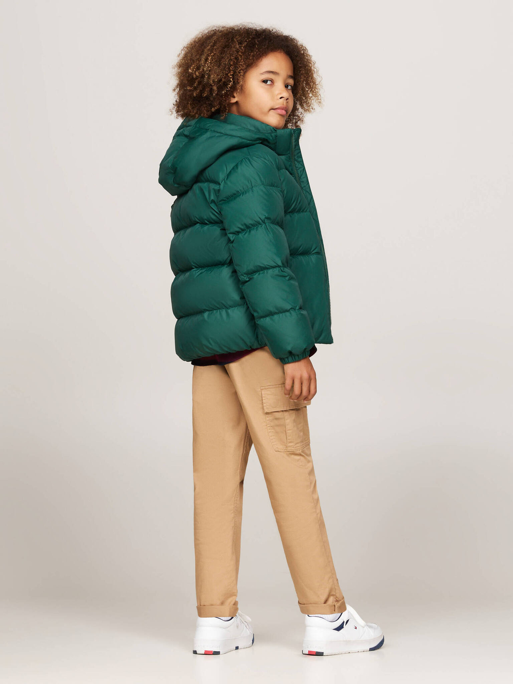 Пуховая куртка Essential Tommy Hilfiger - зеленый(KB0KB08341)