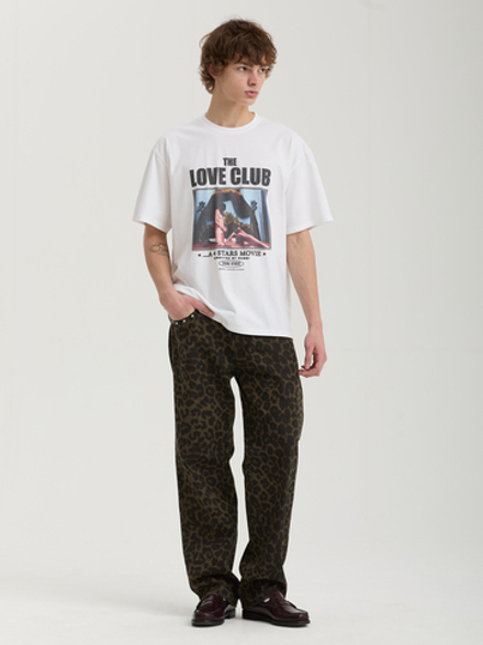 Мужские Джинсы (Relaxed Fit) Studded Boxcar Straight Leg