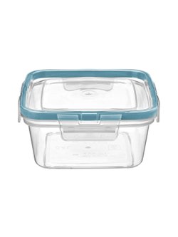 Контейнер стеклянный для продуктов 0,4 л с защелками (221103218/02)