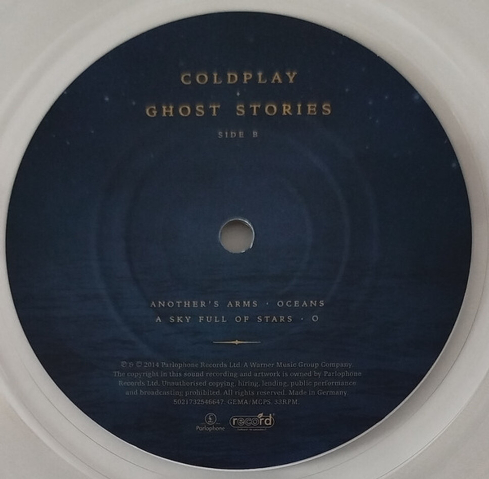Coldplay / Ghost Stories (Limited Edition)(Clear Vinyl)(LP)