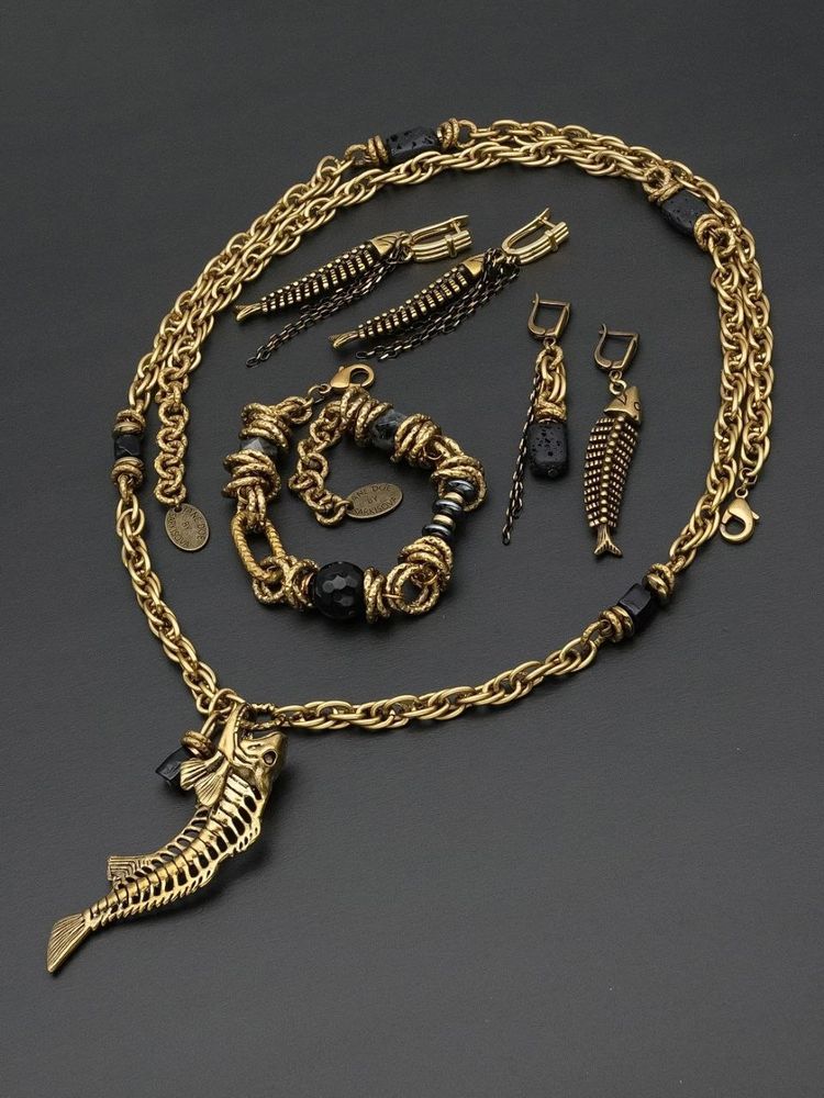 HMG 1314 Chain Fish Колье арт.2500