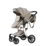 Детская коляска Luxmom 601A 2в1 бежевый