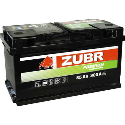 ZUBR Premium 85Ah R+ (низкий)