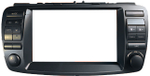 Переходная рамка магнитолы TOYOTA BREVIS 2001-2007 (прав) 9 дюймов