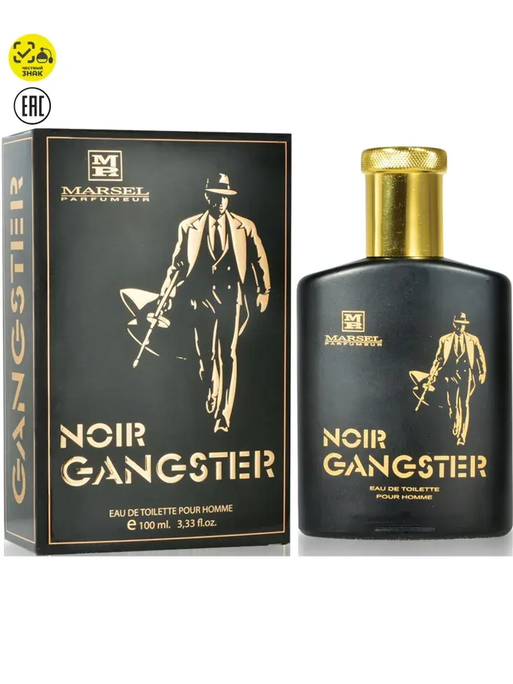 Туалетная вода для мужчин "GANGSTER NOIR" 100мл Россия