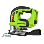 Лобзик аккумуляторный Greenworks Арт. 3601407, 24V, бесщеточный, без АКБ и ЗУ