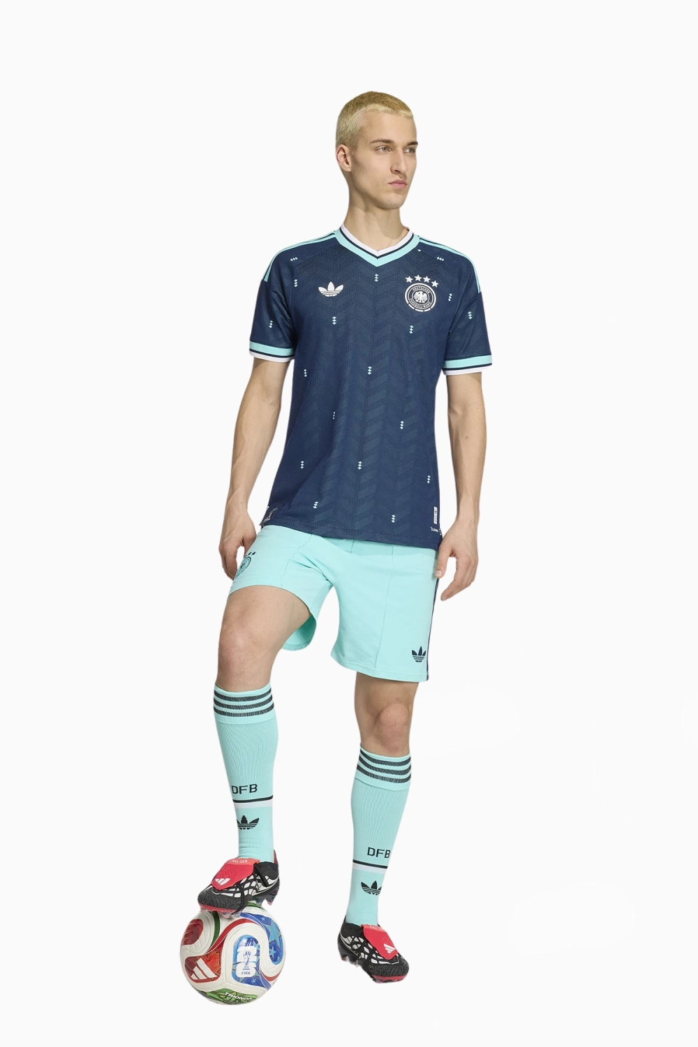Футболка adidas Originals Germany 2026 Away Authentic - синий