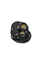 Фара 12v!!! 4 линзы провод 220см разъем 2pin для электровелосипедов