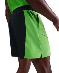 Теннисные шорты Nike Court Slam Dri-FIT Alcaraz - black/mean green/white