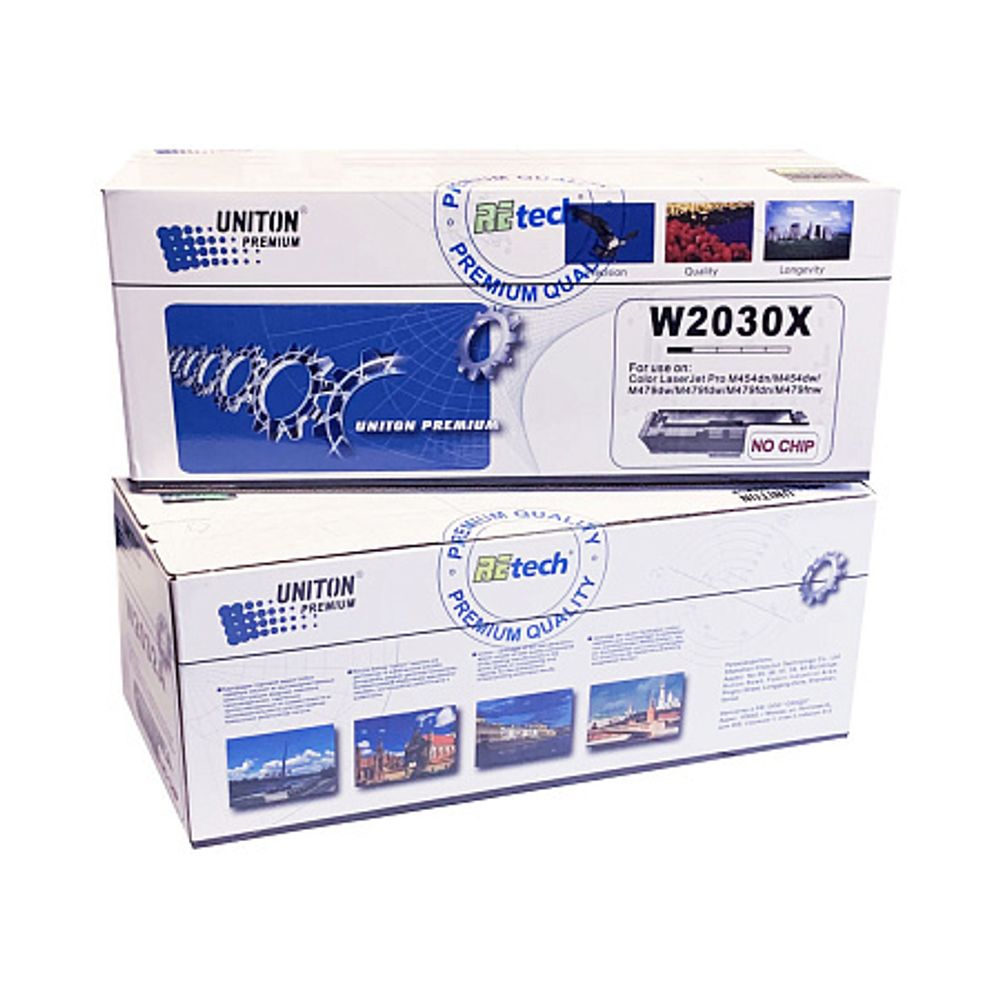 Картридж UNITON, аналог HP W2030X (415X) для Color LJ M454/M455/M479 (7,5K) черный, Без Чипа