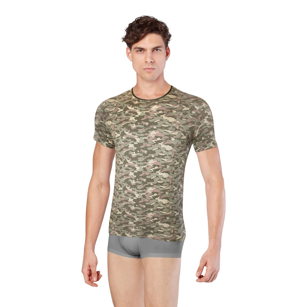 Мужская камуфляжная футболка Doreanse Camouflage (Размер: S) (Цвет: зеленый камуфляж)