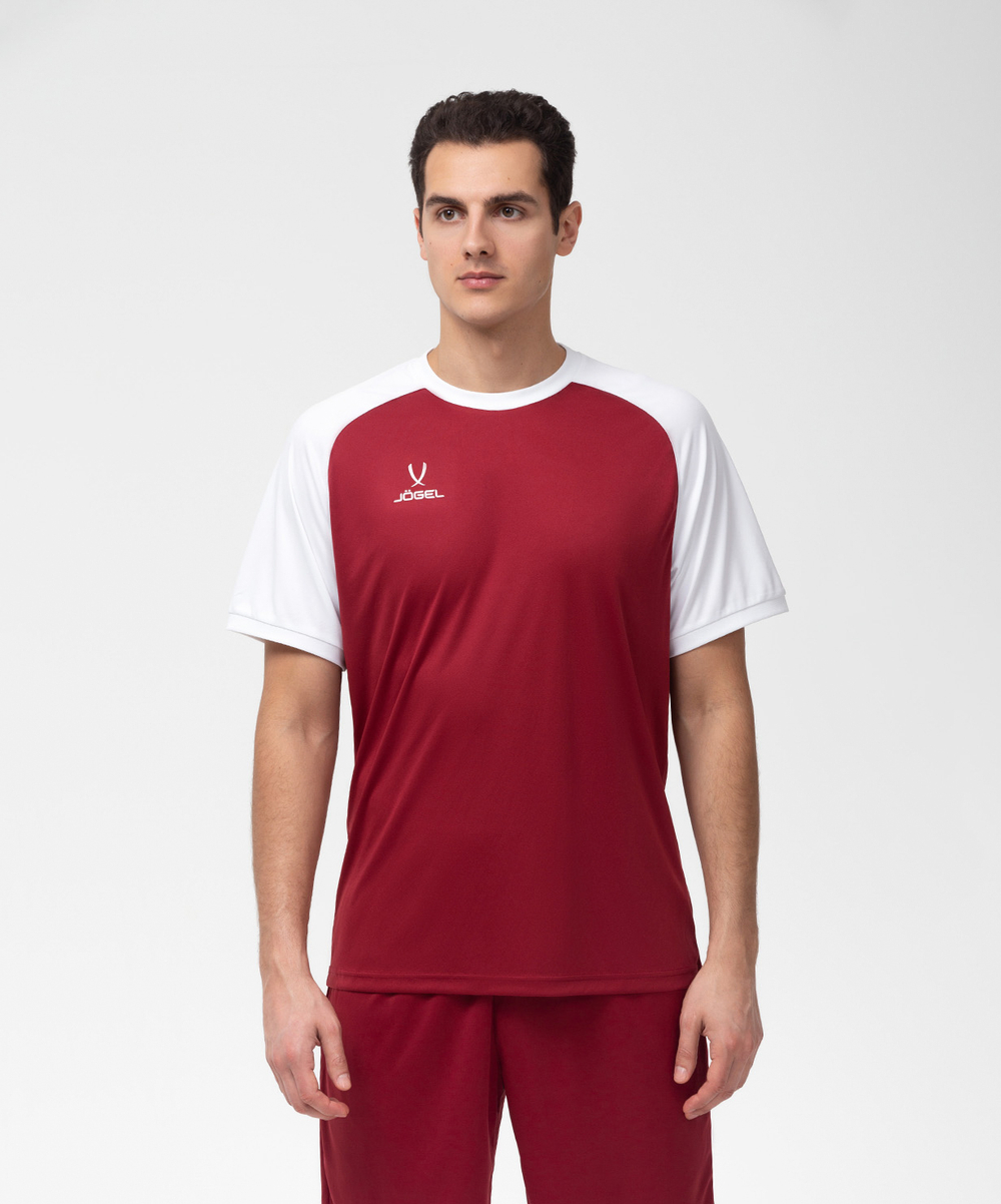Футболка игровая CAMP Reglan Jersey, гранатовый/белый