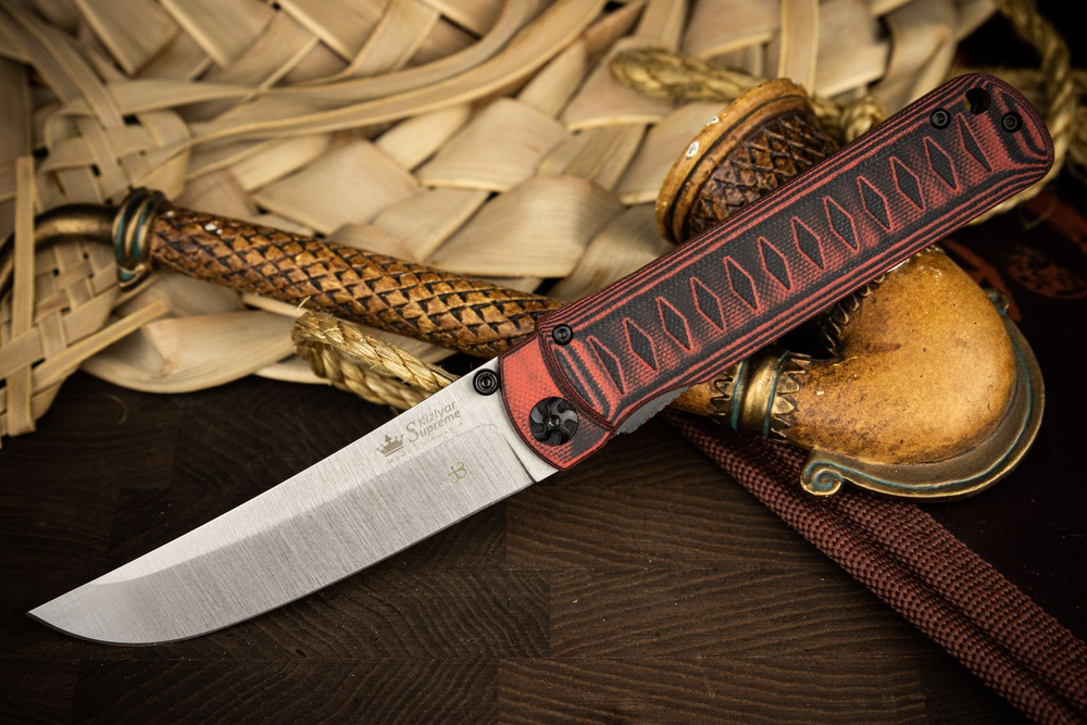 Складной Нож Whisper AUS-10Co SW Red