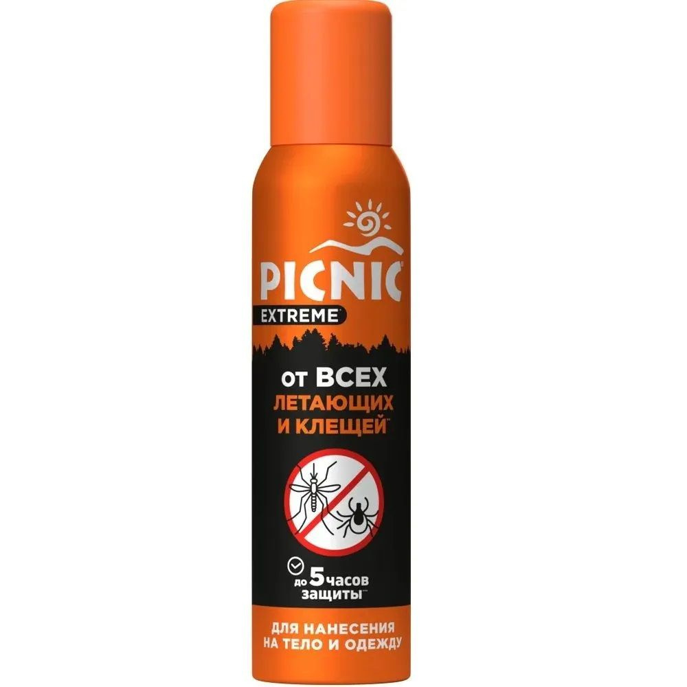 Picnic Extreme аэр-ль от всех видов летающих насекомых и клещей 150мл, блок 12шт.