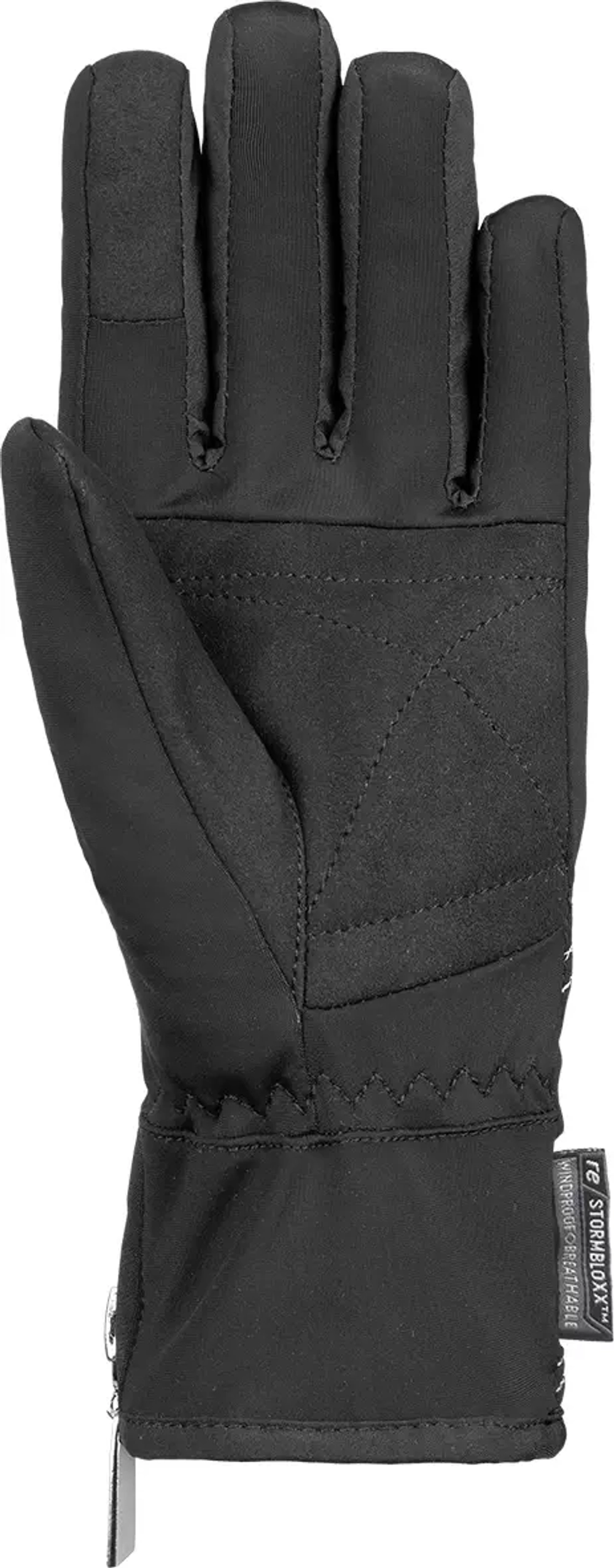 Перчатки горнолыжные REUSCH Loredana Touch-Tec Black/Silver (inch (дюйм):7,5)