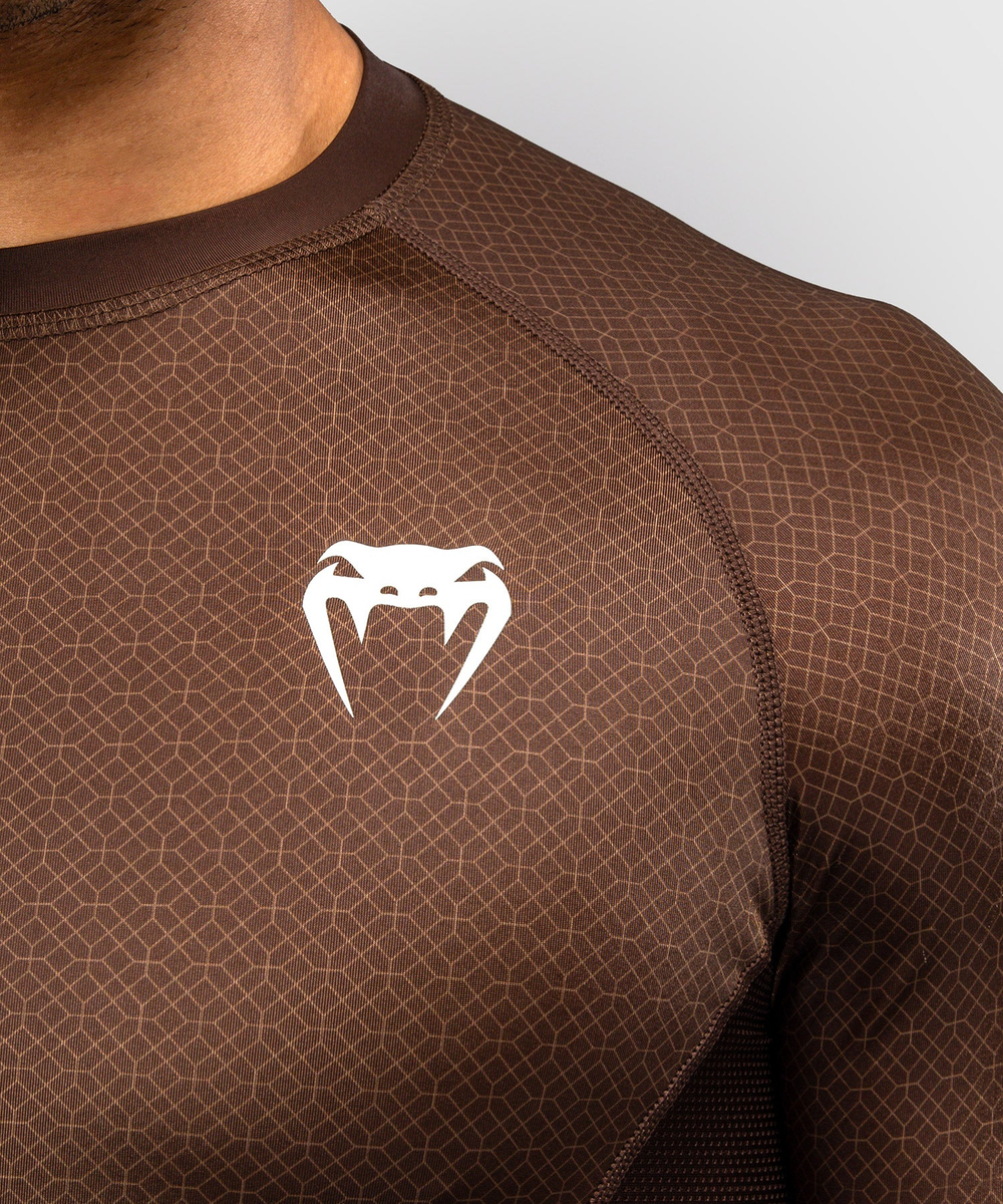 Рашгард Roger Gracie Academy by Venum Dark Brown S/S