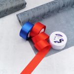 Набор атласных лент 3 цвета по 40.0 мм / 23 метра, микс триколор