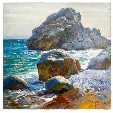 Свиридов С. А. Алупка. Холст, масло. Крым, 2019 г.