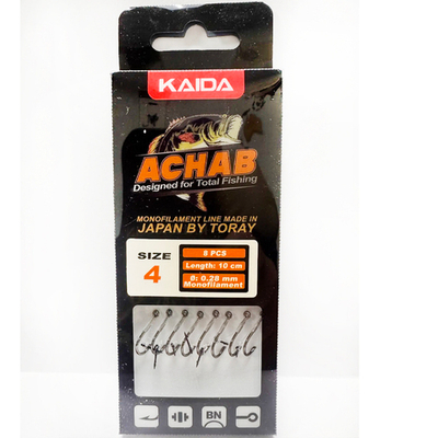 Крючки KAIDA ACHAB FMB01NS-04