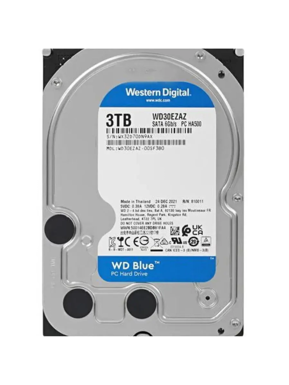 3.5" 3 ТБ Жетский диск Blue WD30EZAZ