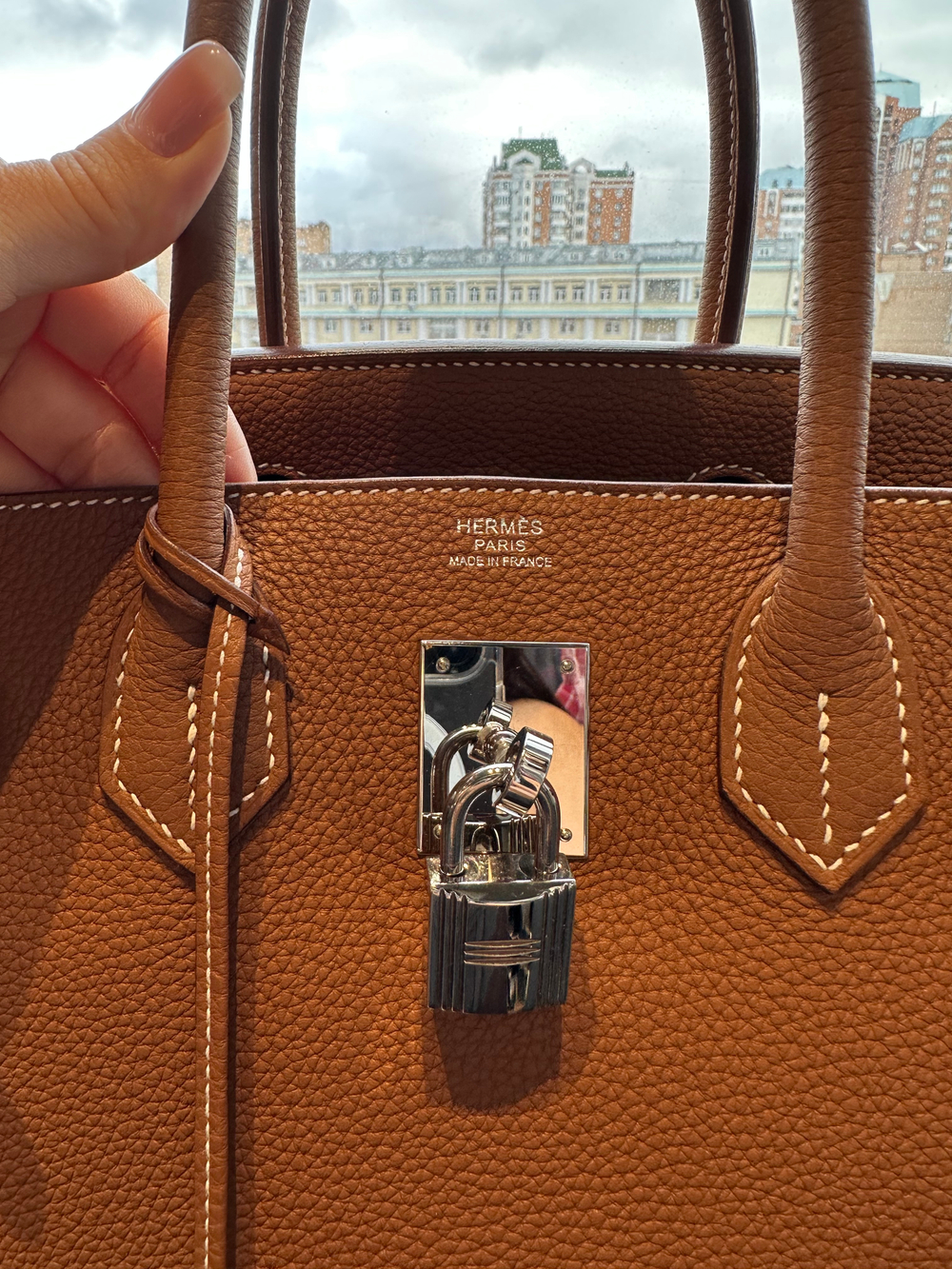 Сумка Hermes Birkin 30 Gold Togo