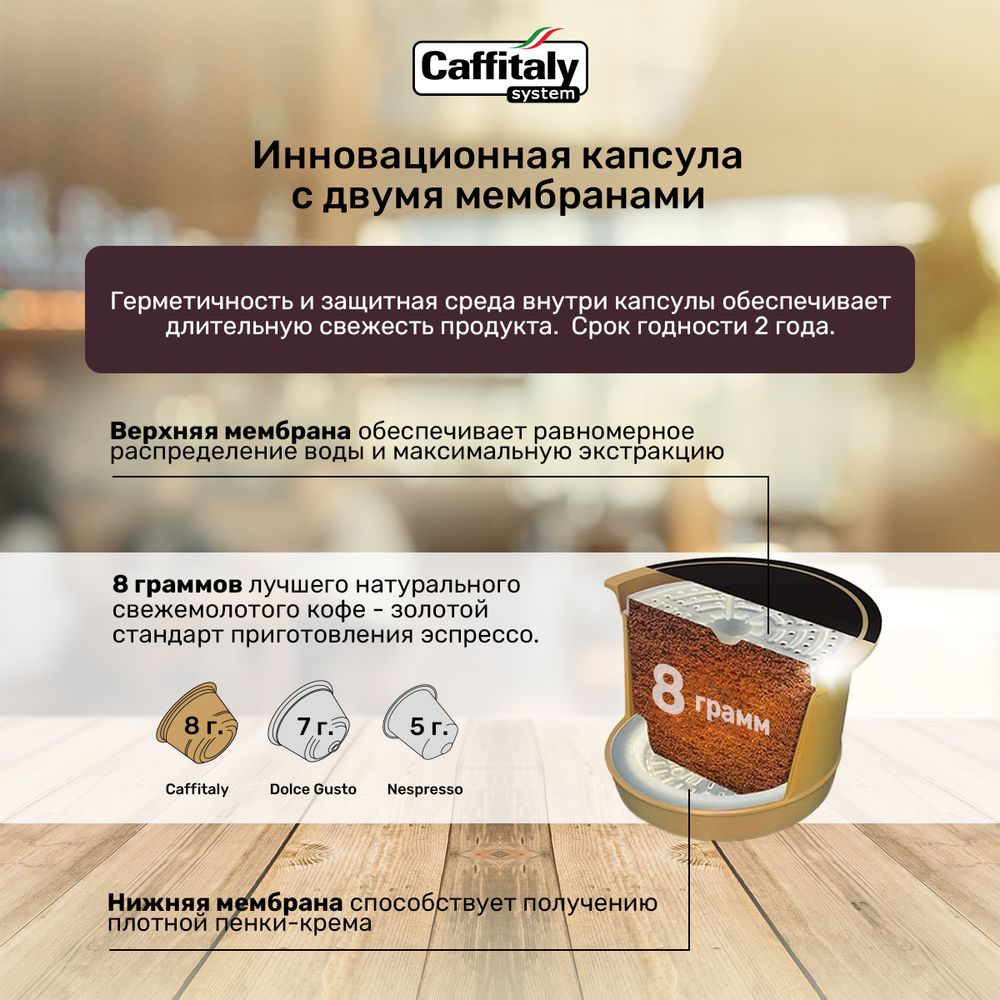 Кофе в капсулах Caffitaly India Monorigine