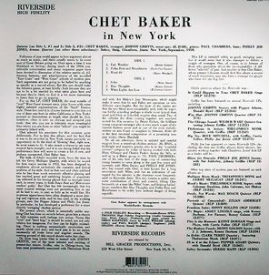 Chet Baker / In New York (LP)