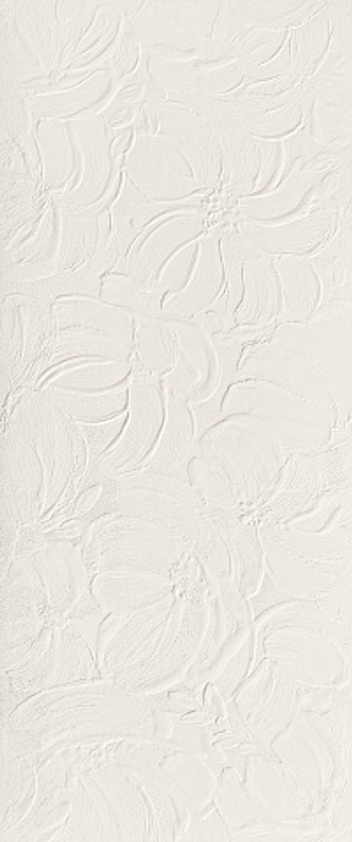 Керамическая плитка для стен ATLAS CONCORDE 3D WALL PLASTER Bloom White 50х120 AHQV 8,5мм