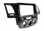 Переходная рамка магнитолы TOYOTA HILUX, FORTUNER 2005-2008 (авто с кондиционером) 9 дюймов