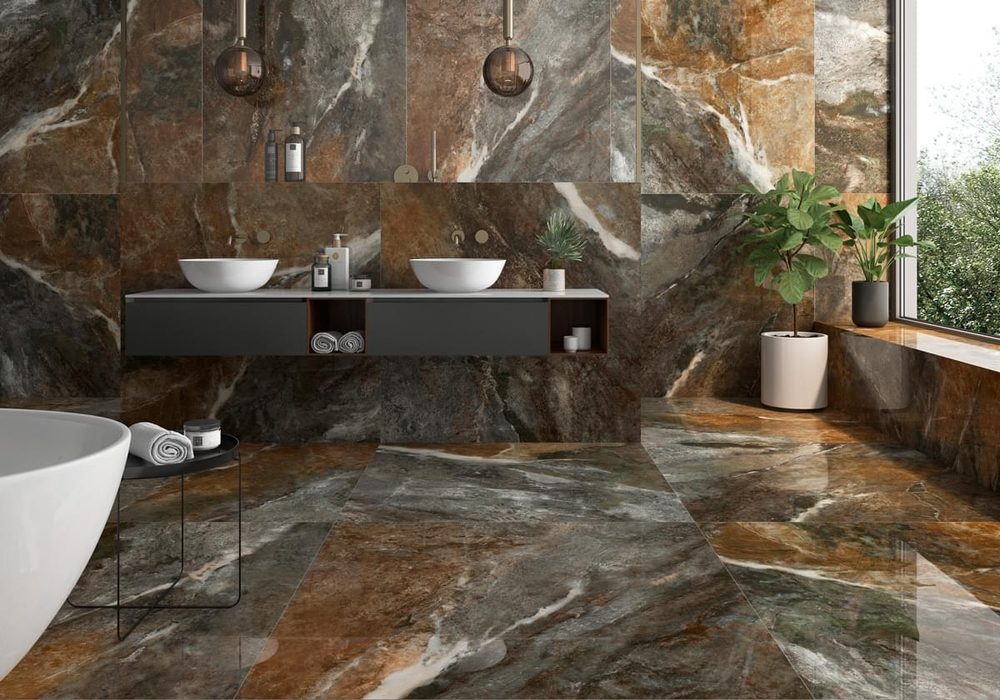 Geotiles Amazona Coffee 60x120