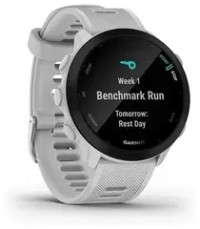 Garmin forerinner 55 с белым ремешком