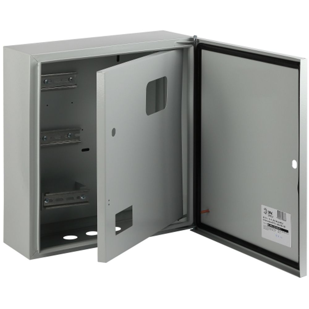 Корпус металлический навесной ЭРА SIMPLE ЩУ-3-1-1 2-х дверный (445х400х155) IP54 У2 серый | Электротовары