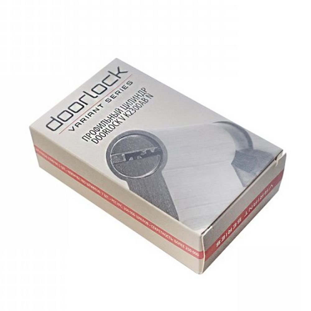 Цилиндровый механизм с вертушкой DOORLOCK V K2300AB N серия Variant 70мм (35x35) никель 5 кл.