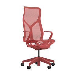 Кресло Herman Miller Cosm, высокая спинка, цвет Canyon, нерегулируемые подлокотники