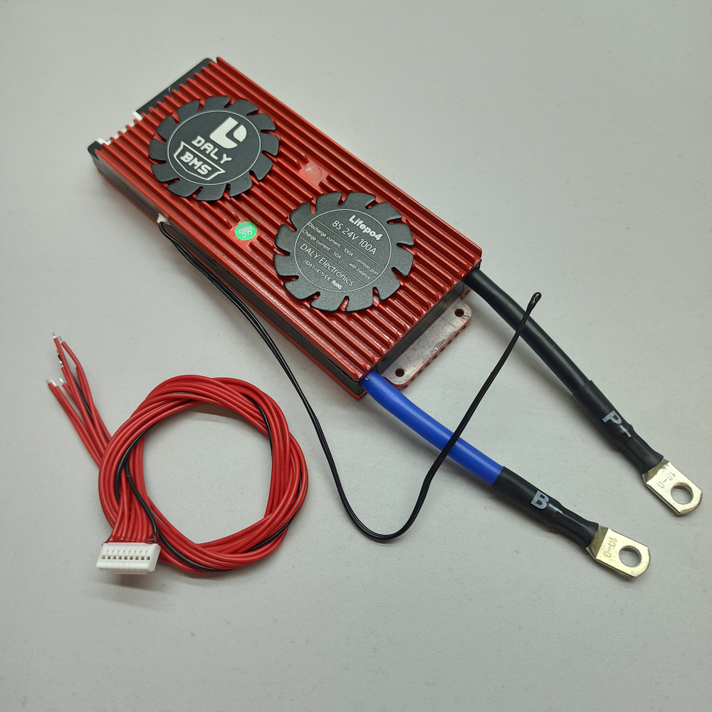 Плата LiFePo4 BMS daly 8s24v 100A с термодатчиком