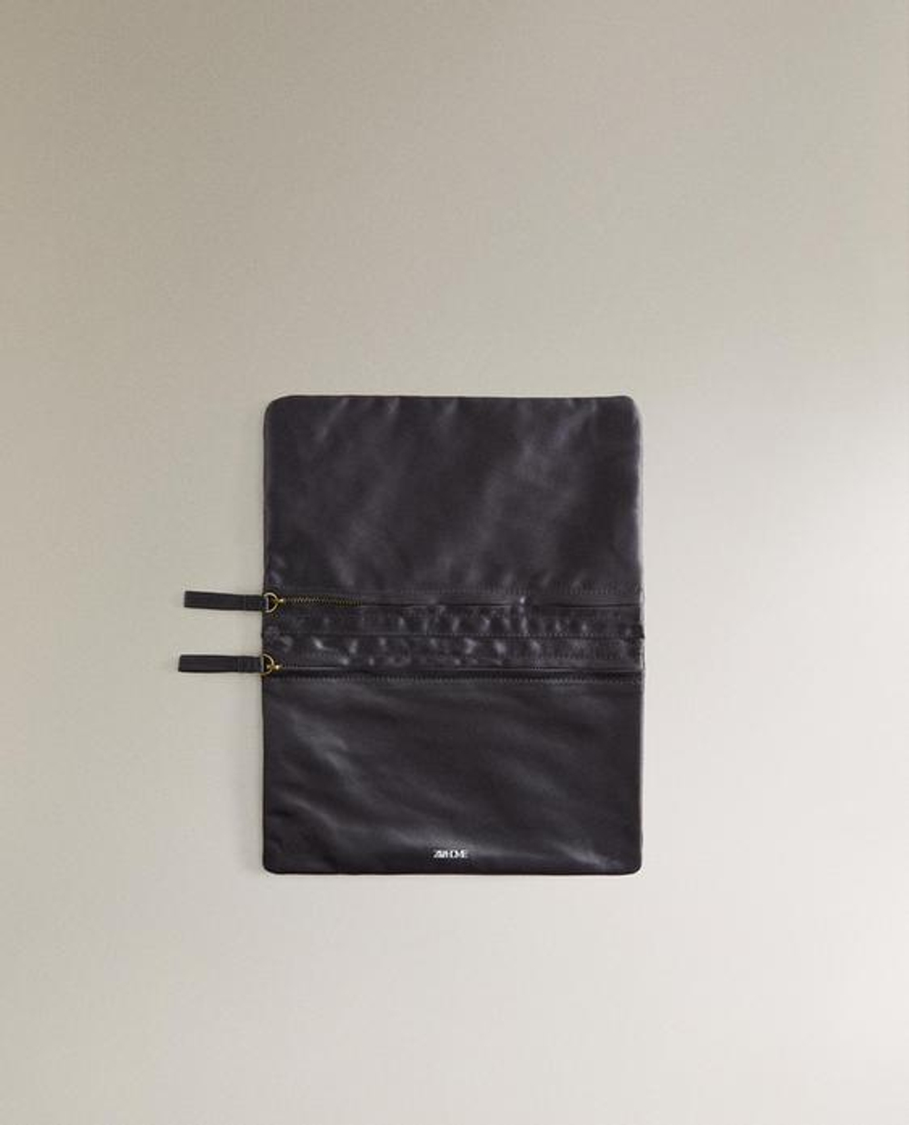 ZARA HOME САТИНОВАЯ КОСМЕТИЧКА ДЛЯ ПРЕДМЕТОВ, ТЕМНО-СИНИЙ