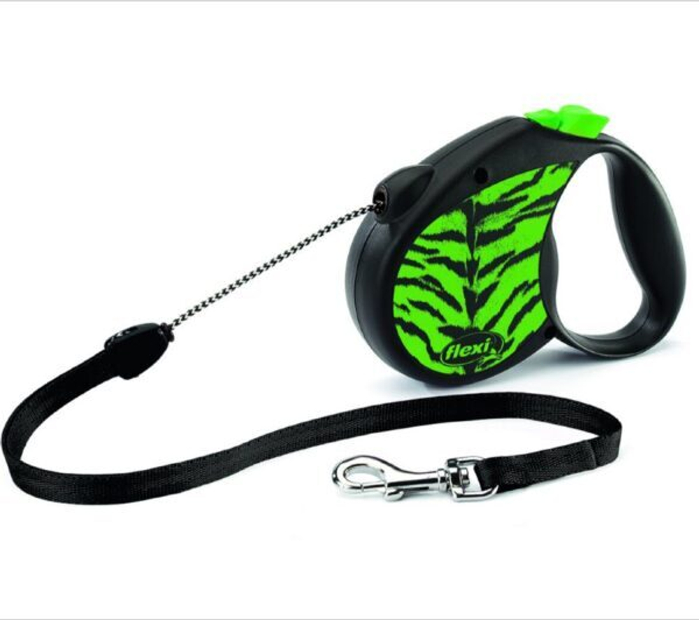 FLEXI SAFARI Поводок-рулетка M (до 20 кг) 5 м, трос