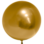 К Сфера 3D Deco Bubble Золото Хром 18''/46 см.