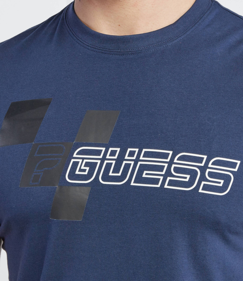 футболка benjamin GUESS ACTIVE - темно-синий(Z2RI03 J1311)